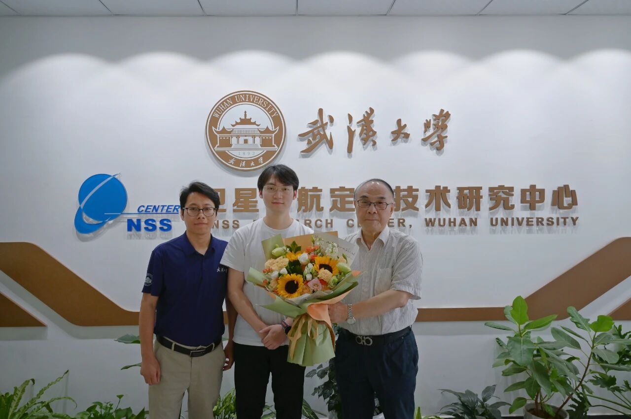 冯鑫博士与导师合影